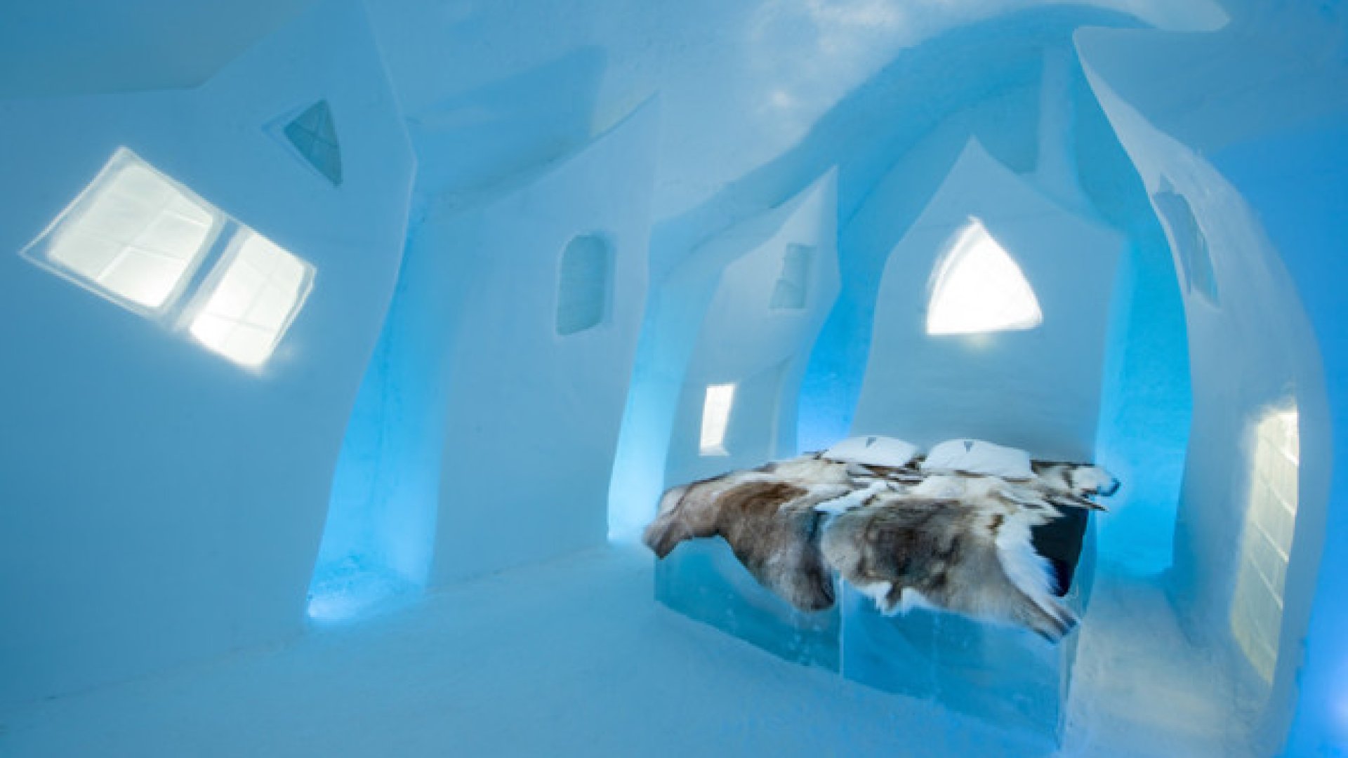 A svéd jégszállóban Jéghotel