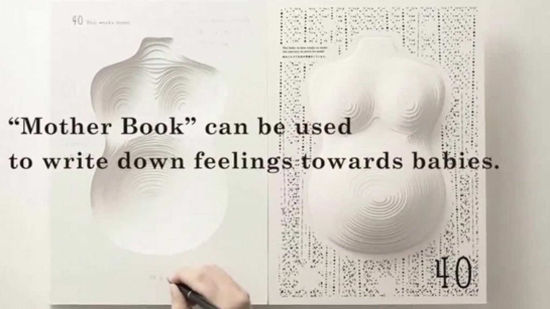 Remek találmánnyal rukkoltak elő egy kínai cégnél: olyan noteszt készítettek, amely 40 lapból áll - azaz a terhesség 40 hetét szimbolizálja. 