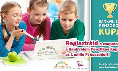 Pénzügyi tudásfelmérés általános iskolásoknak BankVelem Okoskupa - pénzügyi vetélkedő általános iskolásoknak