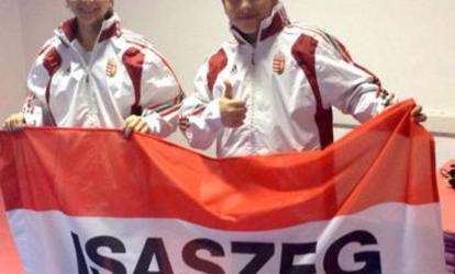 Európa-bajnokság - isaszegi bronzérmek Két bronzérem az Eb-ről karatéban