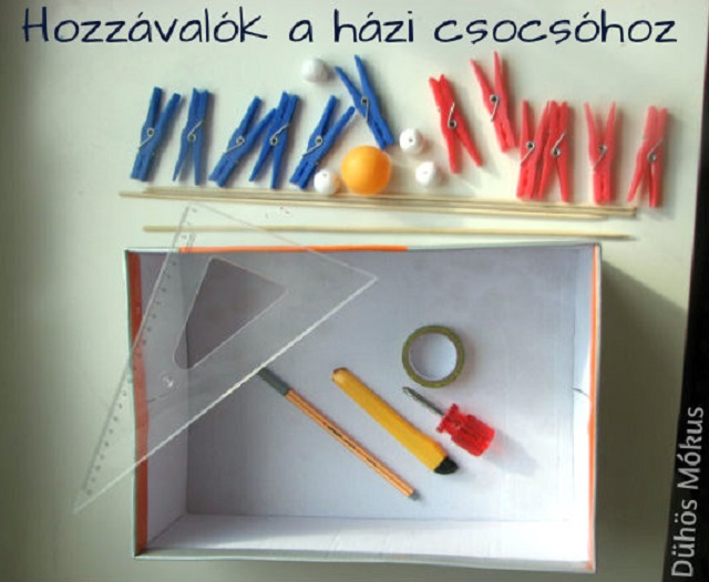 Így készíthetsz csocsót házilag cipősdobozból! :) Csocsót készíthetsz cipősdobozból házilag